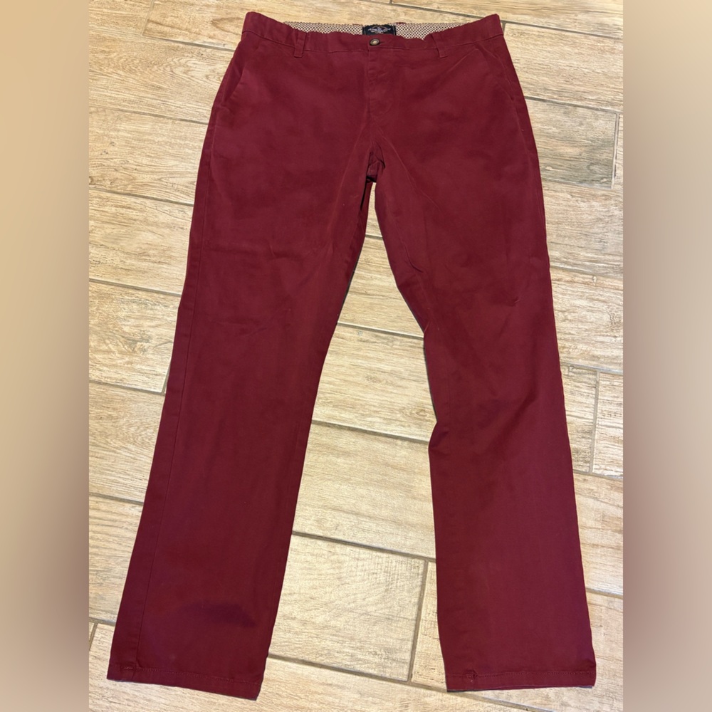 Classic Maroon Chinos for Men